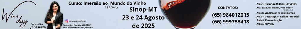 Sinop MT Curso Imersao ao Mundo do Vinho